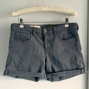 Pilcro Womens Grey Denim Shorts - size 28